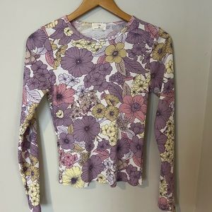 T.LA ribbed long sleeve shirt